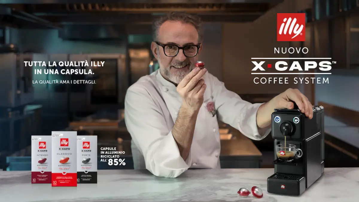 Illycaffè nuova campagna "L'emozione del gusto" con protagonista lo chef Massimo Bottura