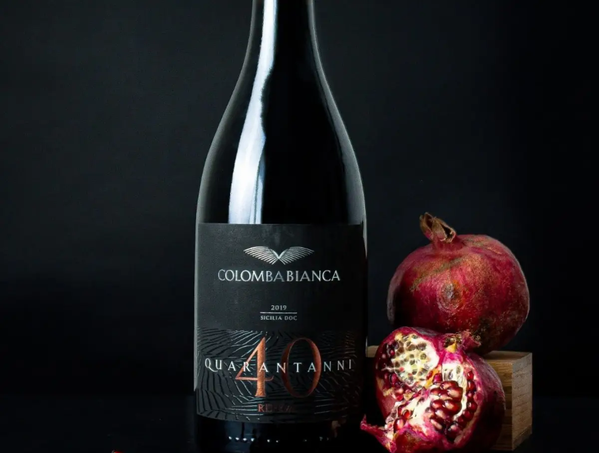 Vino Quarantanni Rosso Riserva della cantina Colomba Bianca di Mazara del Vallo (TP)