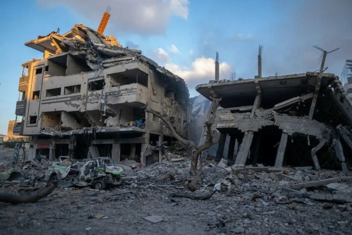 Distruzione a Gaza