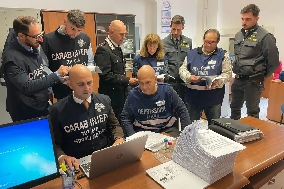 Carabinieri tutela agroalimentare al lavoro