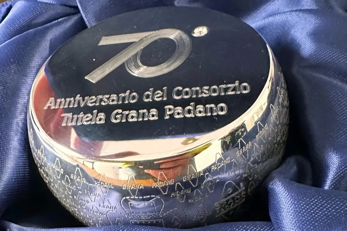 Forma d'Argento per il 70° anniversario del Consorzio Grana Padano