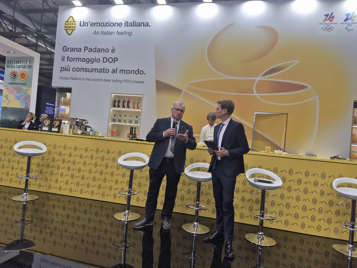 Tuttofood 2025. Il Pres. del Consorzio, Renato Zaghini, illustra il rapporto tra Grana Padano e sport