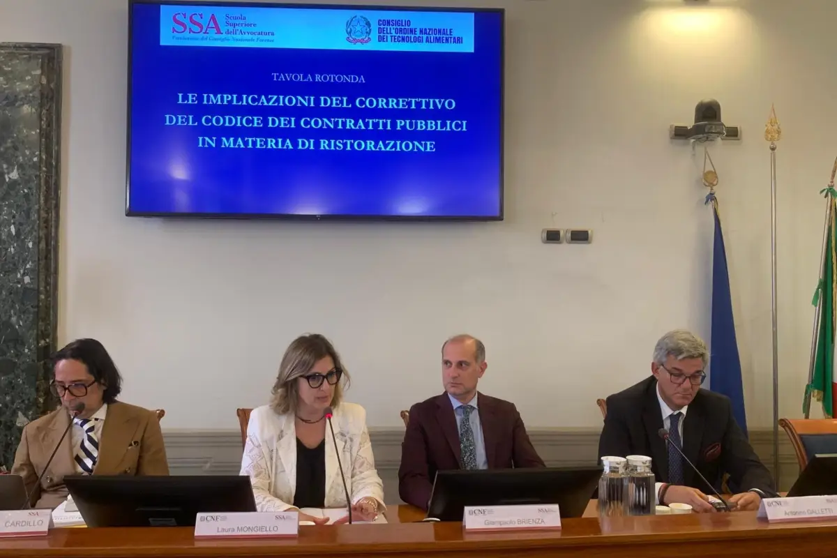 Convegno “Le implicazioni del correttivo del Codice dei Contratti Pubblici in materia di ristorazione”
