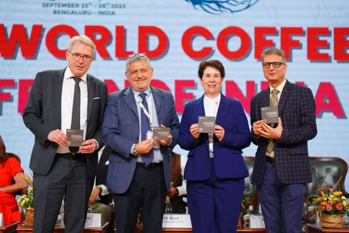 Inaugurazione del Center for Circular Economy in Coffee (Bangalore, 27 settembre 2023)