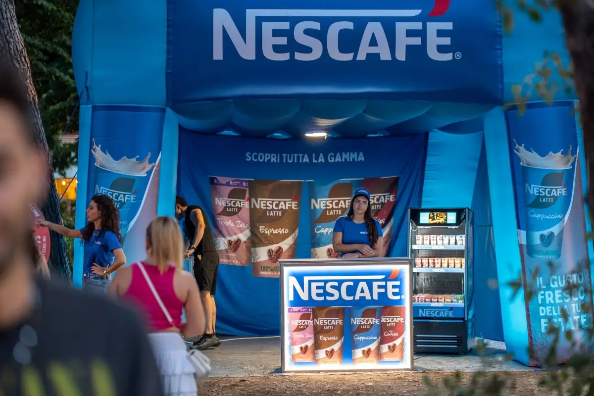Nescafé Latte sponsor di Rds Summer Festival