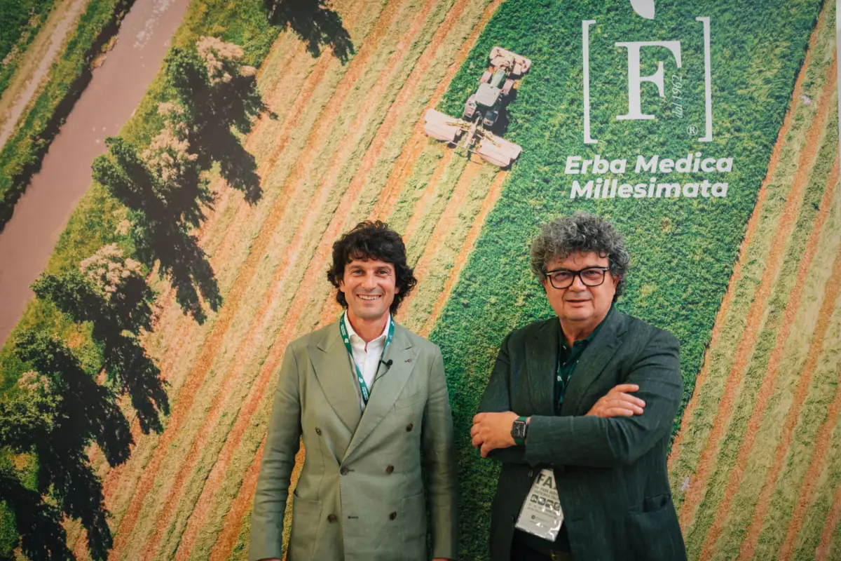 I fratelli Luigi e Leonardo Forte, quest'ultimo amministratore delegato delle Aziende Agricole Forte