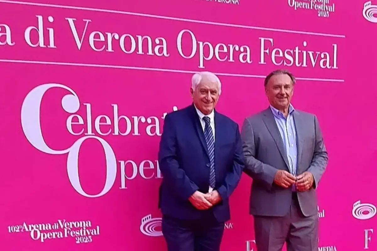 Enrico Corsini e Leonardo Giacobazzi, rispettivamente presidente e vicepresidente del Consorzio Aceto Balsamico Tradizionale di Modena Dop