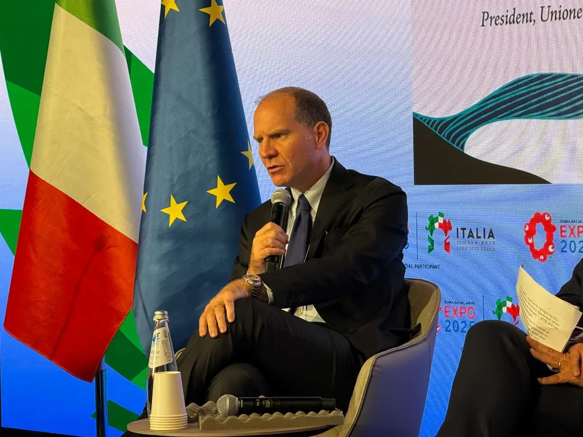 Massimiliano Giansanti presidente Confagricoltura all'Expo di Osaka 2025