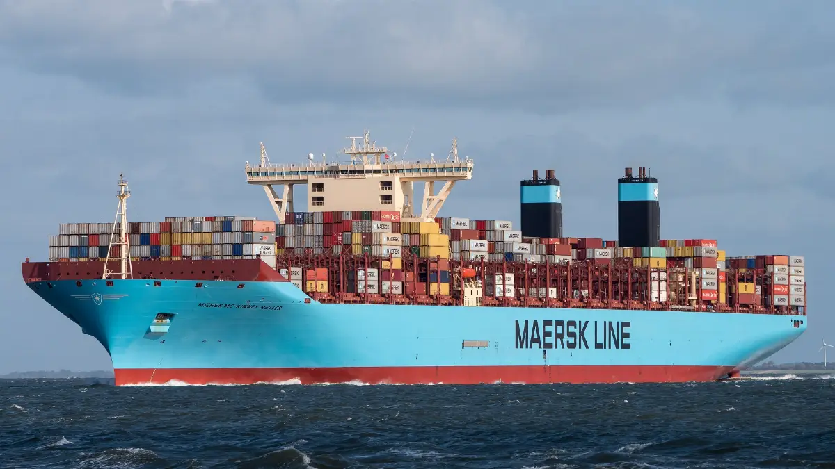 Una nave Maersk