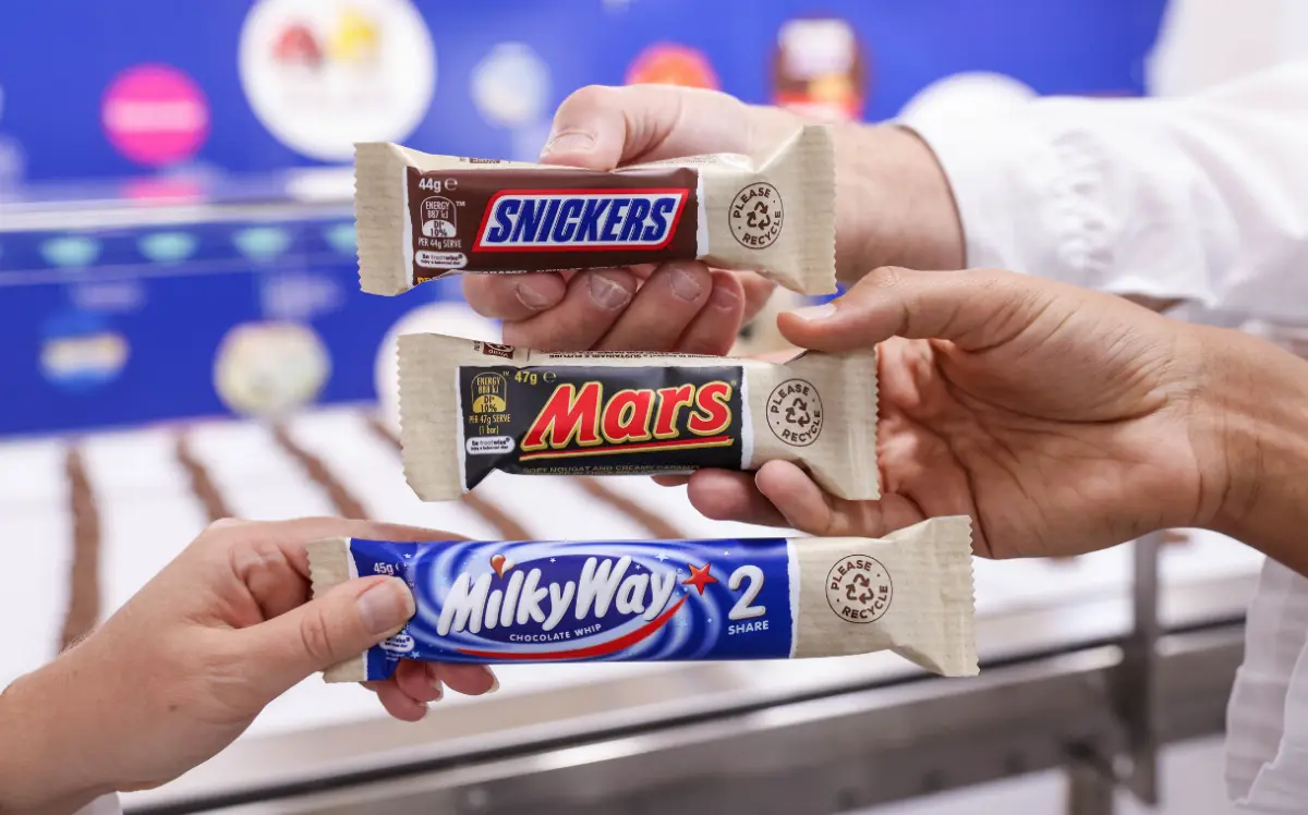 Snack Mars Wrigley nei nuovi imballaggi di carta