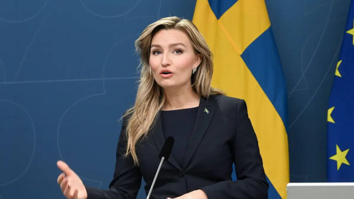 La vice primo ministro svedese Ebba Busch