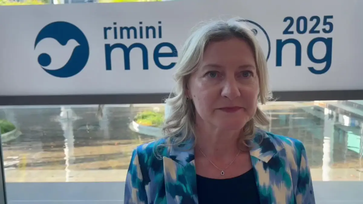 Giorgia Favaro, amministratrice delegata di McDonald's Italia al Meeting di Rimini 2025