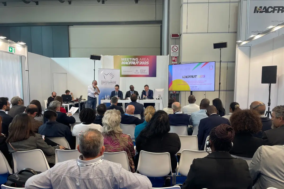 Presentazione Centro Agroalimentare in Mozambico (Macfrut 2025)
