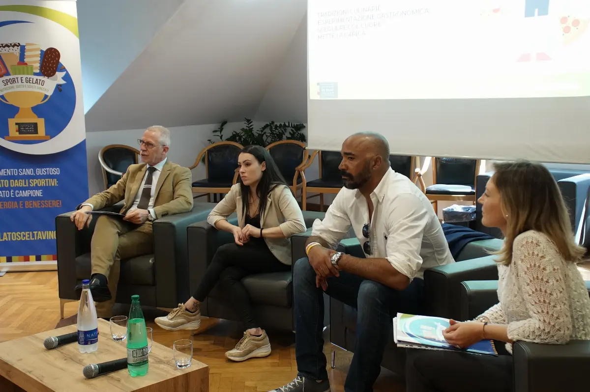 Conferenza "Sport e Gelato" dell'Istituto del Gelato Italiano del 4 giugno 2019