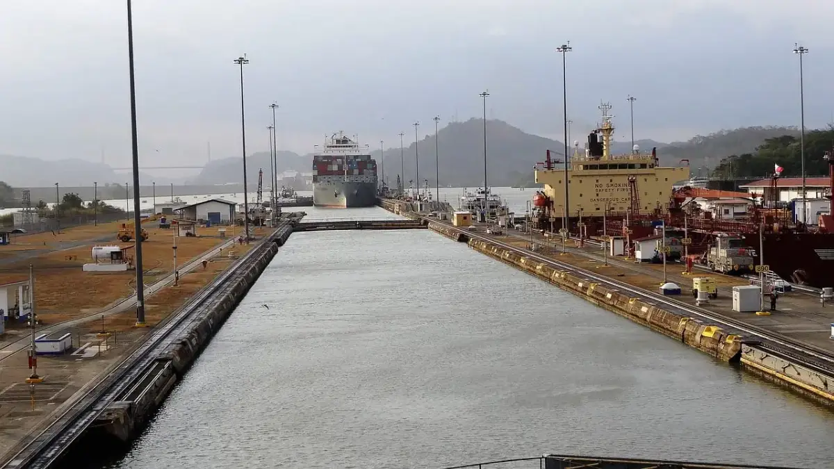 Canale di Panama in secca