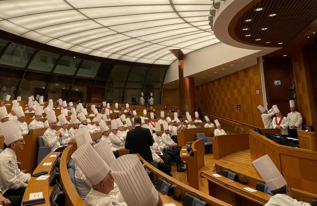 Albo d'oro cuochi alla nuova Aula parlamentari Camera dei deputati