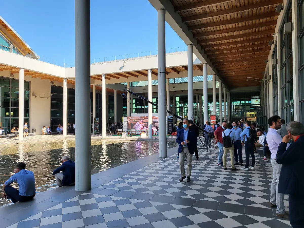 Tra gli stand dell'edizione 2021 della fiera Macfrut