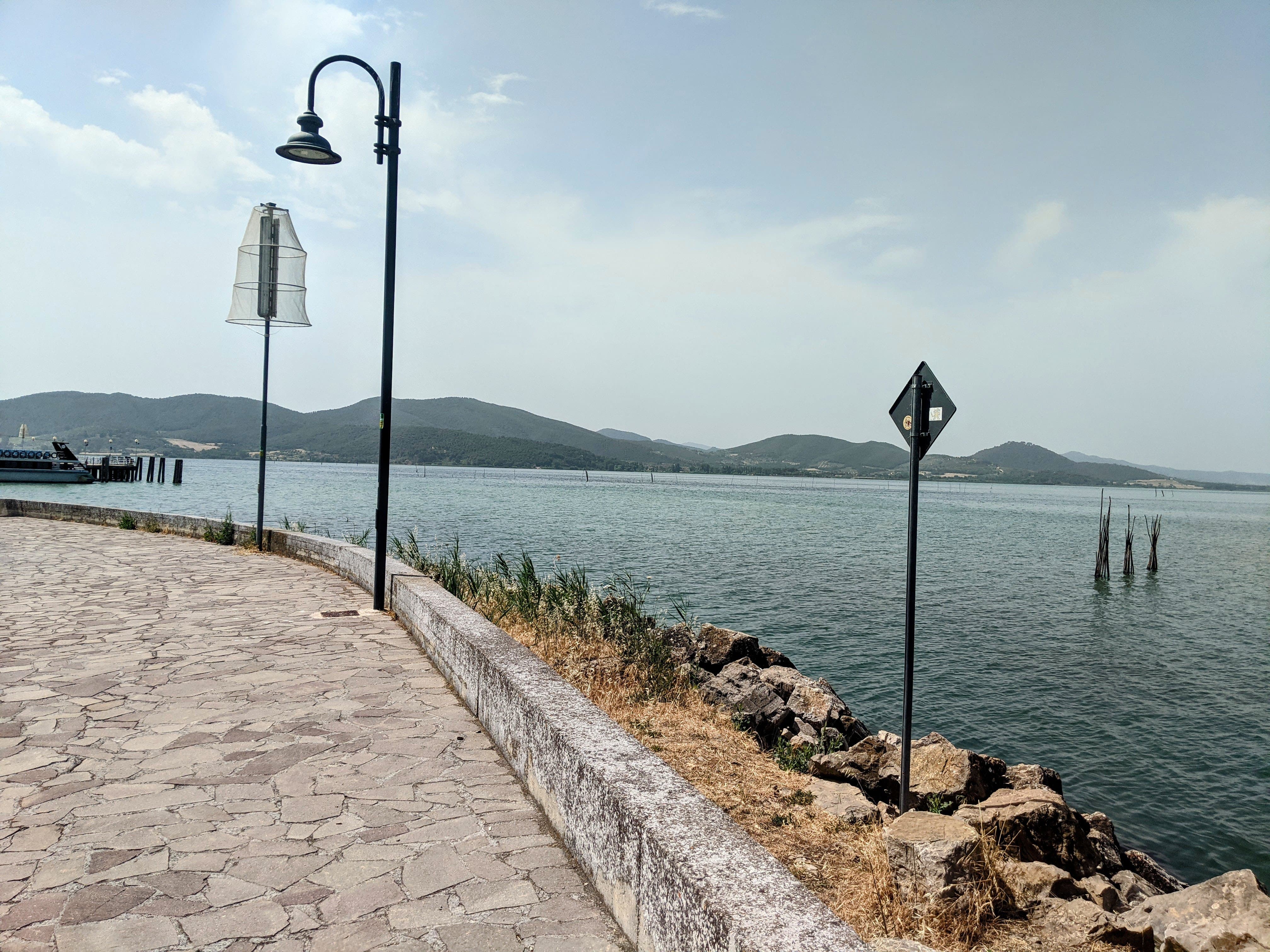 Zona portuale di San Feliciano presso il lago Trasimeno
