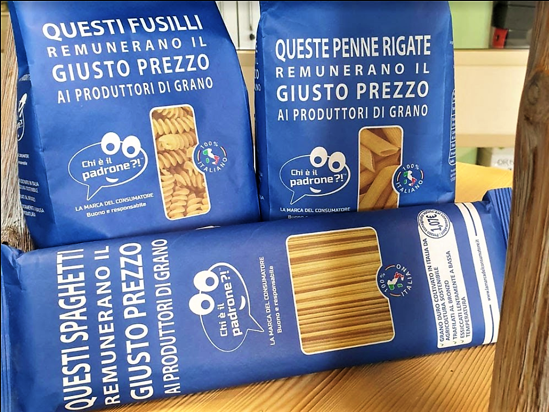 "La Pasta dei Consumatori", primo prodotto nel paniere italiano di "Chi è il padrone?!"