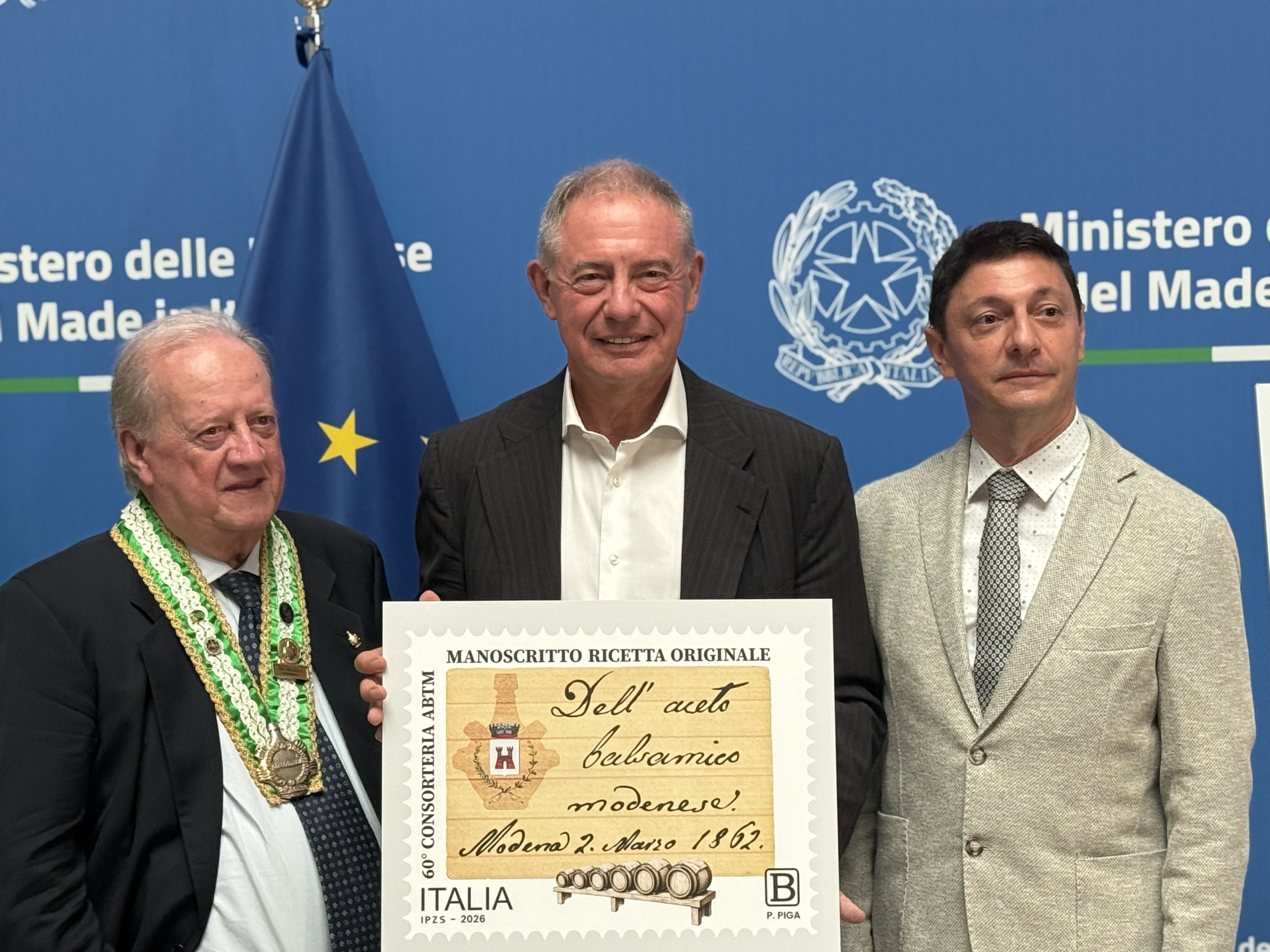 Francobollo per Ricetta originale dell’Aceto Balsamico Tradizionale di Modena luglio 2026
