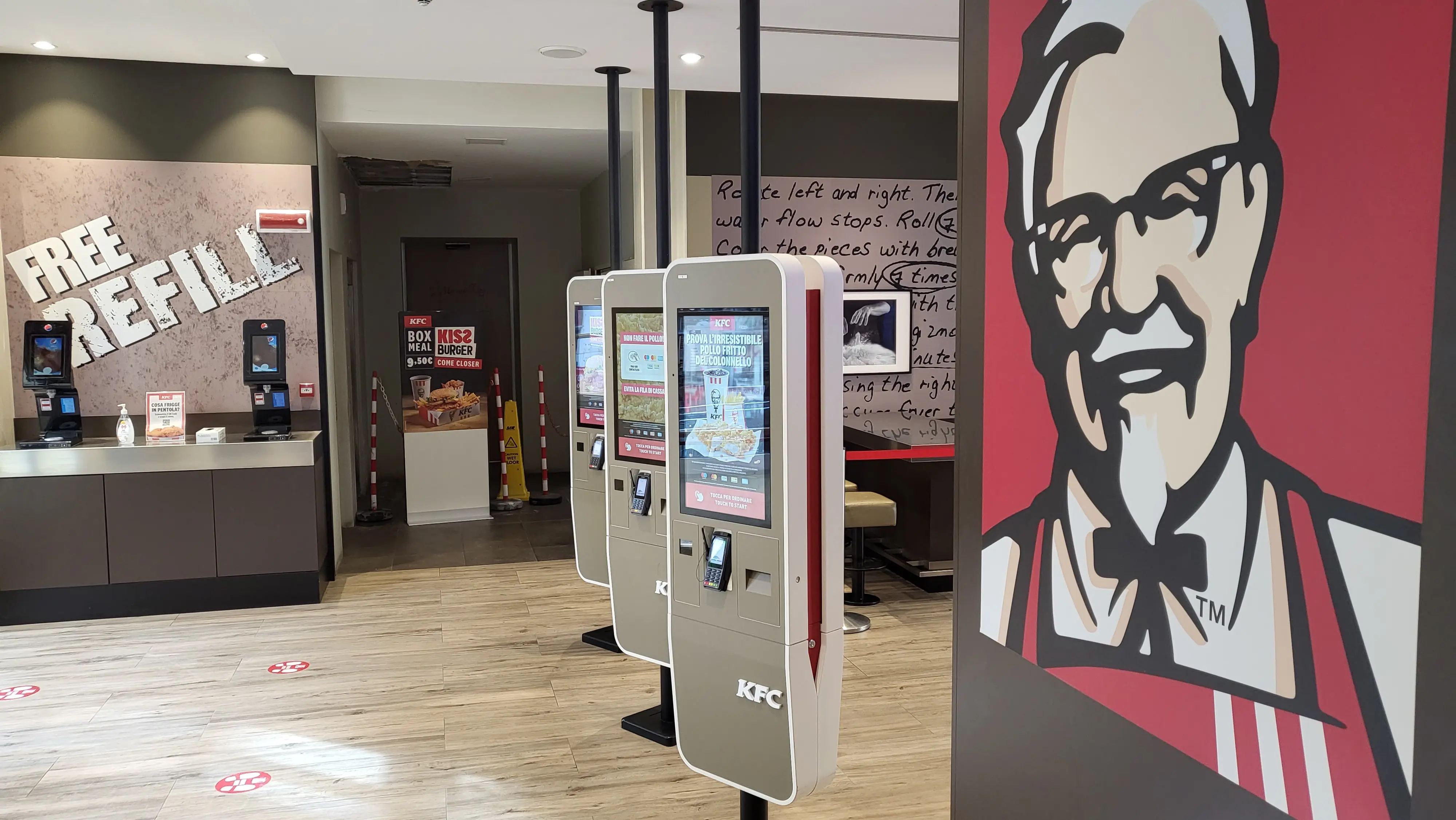 Evento "Colonel's kitchen" del 10 novembre 2021 presso il ristorante Kfc di Roma