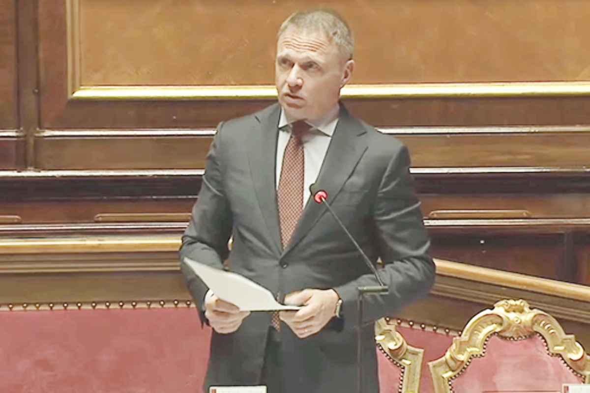 Lollobrigida in un question time al Senato