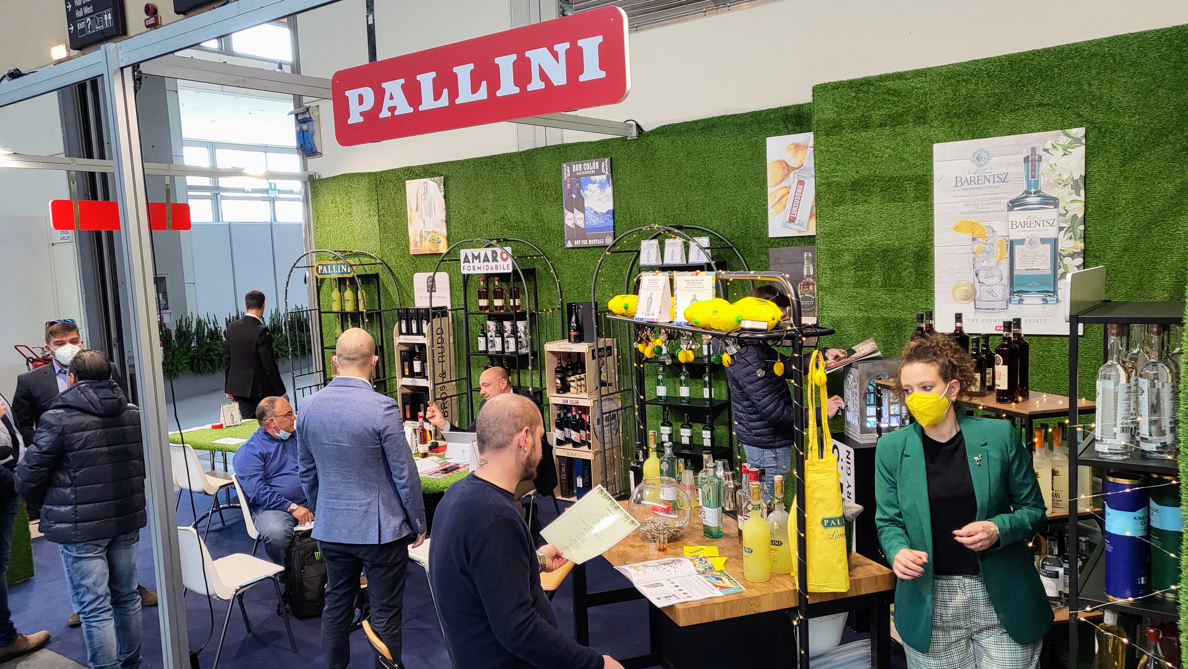 Stand Pallini presso il Beer&Food Attraction 2022