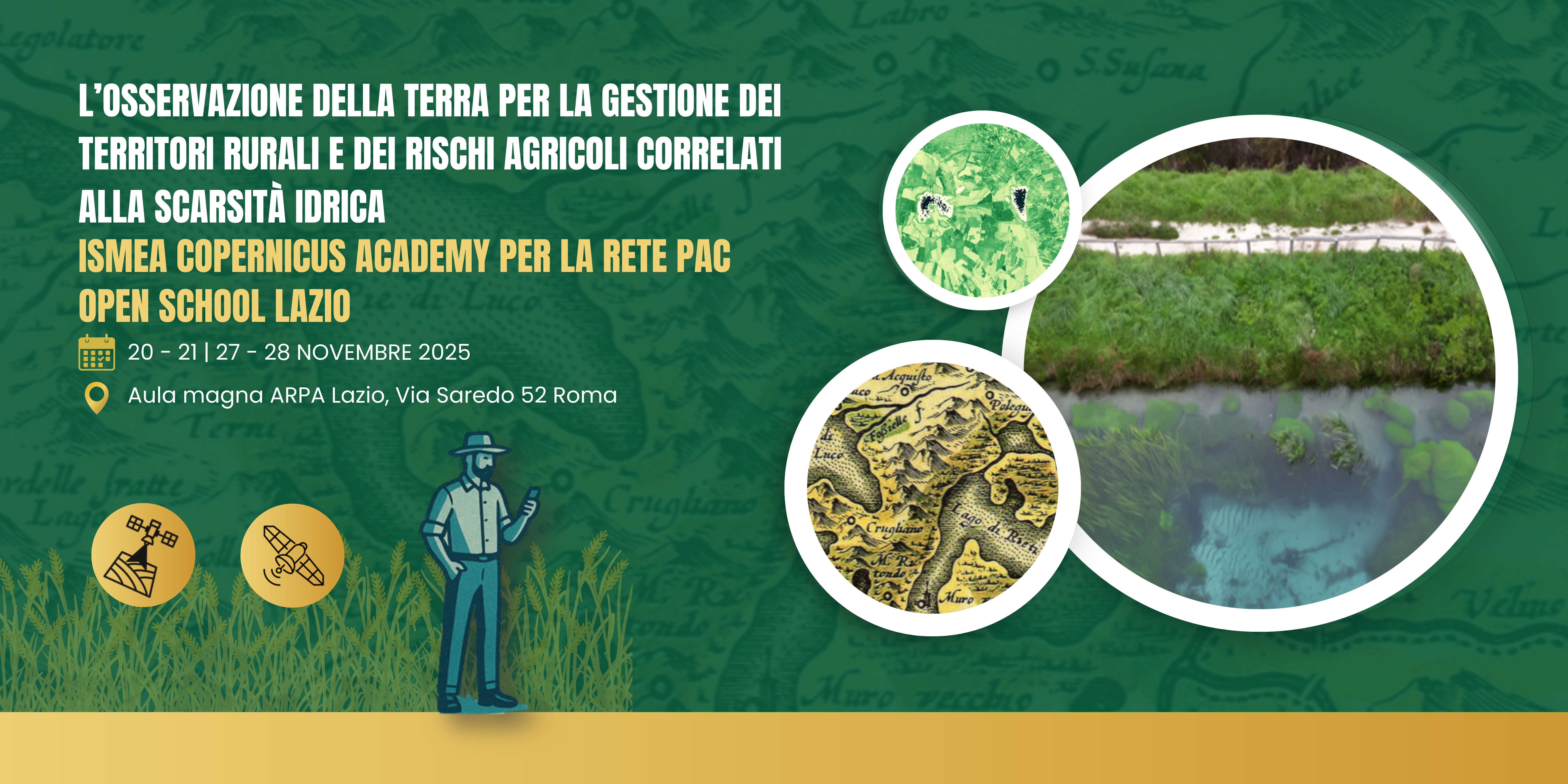 IsmeaOpen School Lazio, una delle tappe del progetto nazionale “Open School Copernicus Ismea per la Rete PAC”.