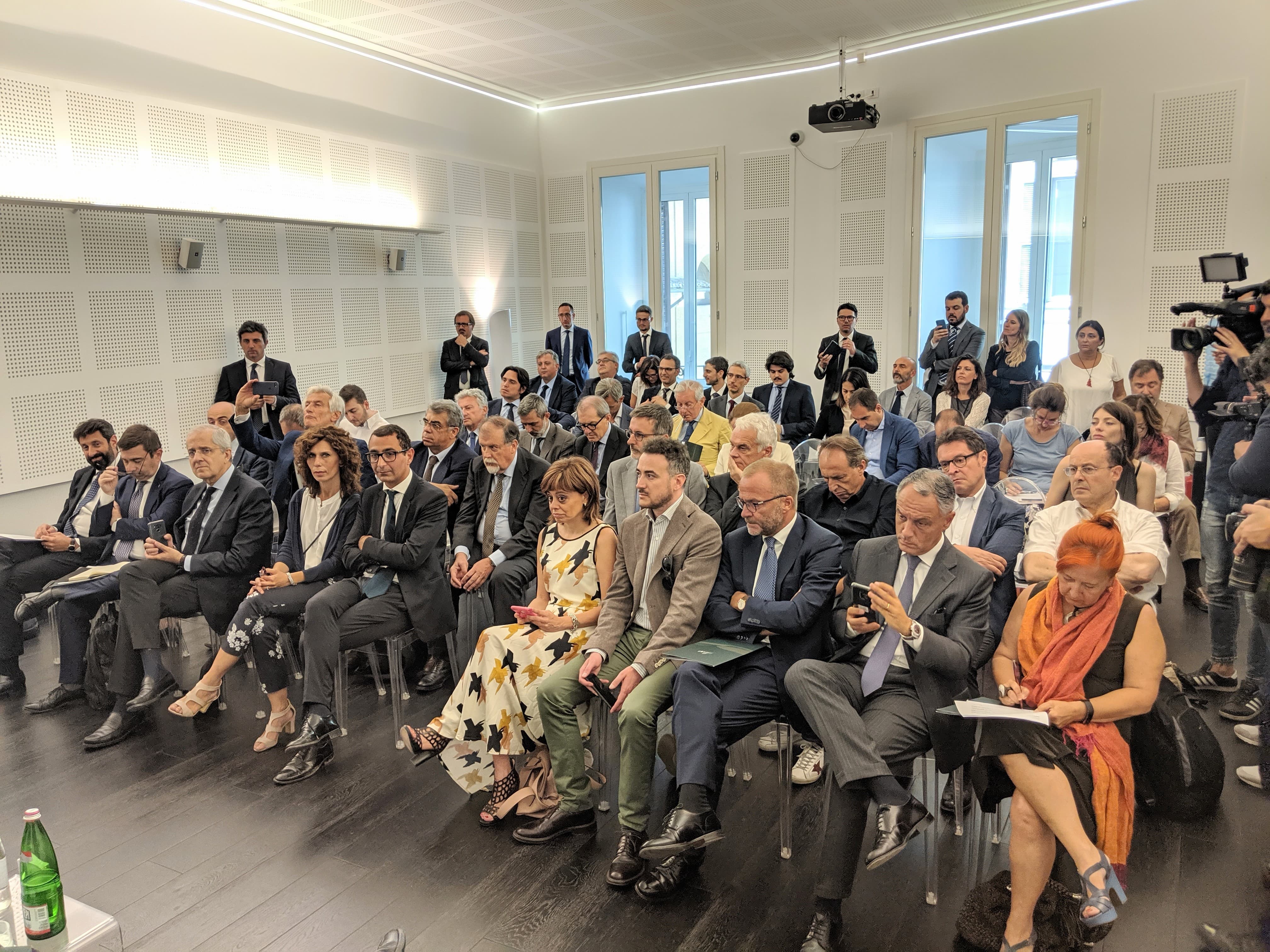 Evento "Dallo spazio alla terra: il salto tecnologico per l'agricoltura italiana" presso il Montecitorio Meeting Center di Roma, 17 luglio 2019