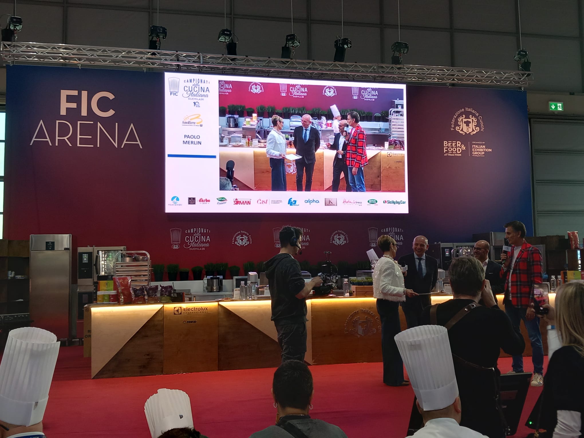 Beer&Food Attraction, Show cooking di Assobirra con intervento del Vice Presidente Paolo Merlin