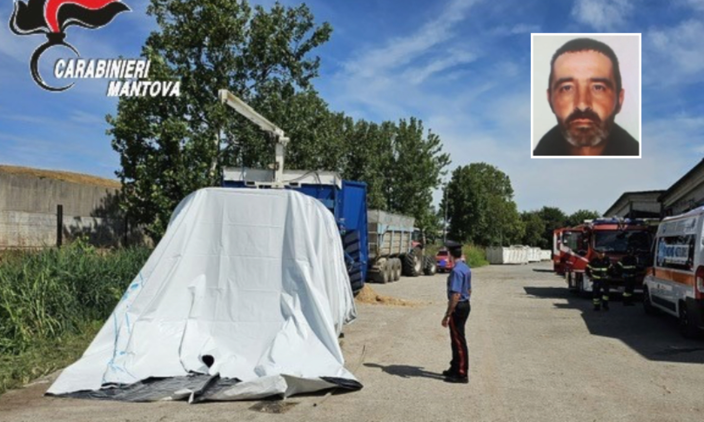 Incidente sul lavoro a Canneto sull'Oglio (MN): muore Mario Malzani che stava aggiustando una insilatrice_ 8 agosto 2025