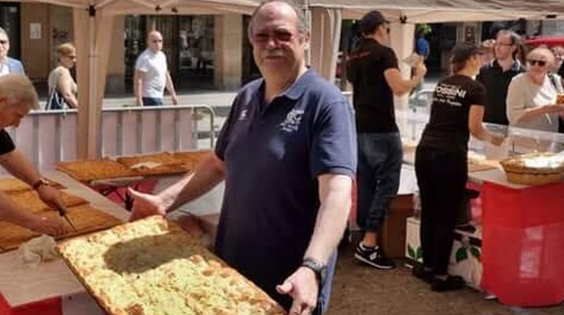 Maurizio Tossini uno dei re della focaccia al formaggio di Recco (GE) deceduto a 68 anni