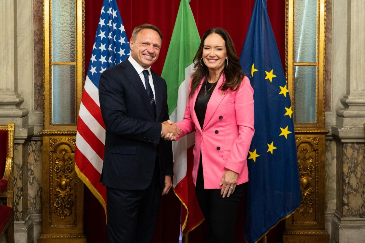 Incontro bilaterale tra ministro dell'Agricoltura Francesco Lollobrigida e la sua omologa Usa Brooke Rollins (Roma, 2 giugno 2025)