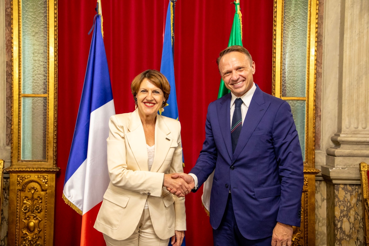 Ministri Agricoltura Annie Genevard (Francia) e Francesco Lollobrigida (Italia)