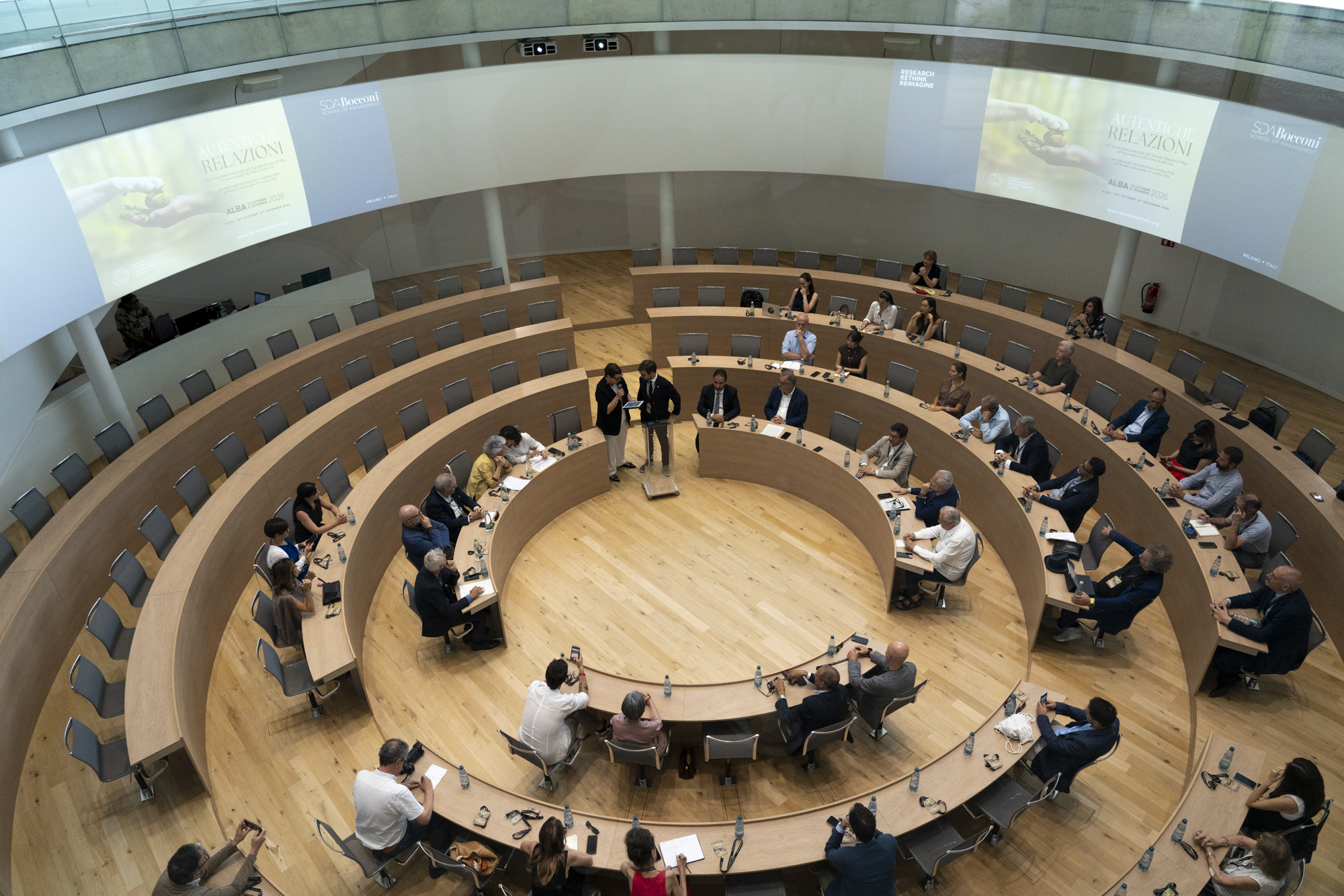 Fiera Tartufo bianco d'Alba (CN) presentazione alla sala Michele Ferrero della Bocconi di Milano 1 luglio 2026