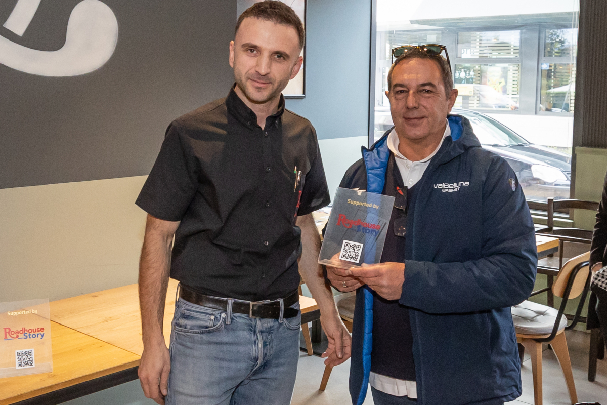 Primi riconoscimenti del progetto Roadhouse Story per le associazioni sportive Usg Zoldo e AD Valbelluna Basket (Belluno, 7 novembre 2023)