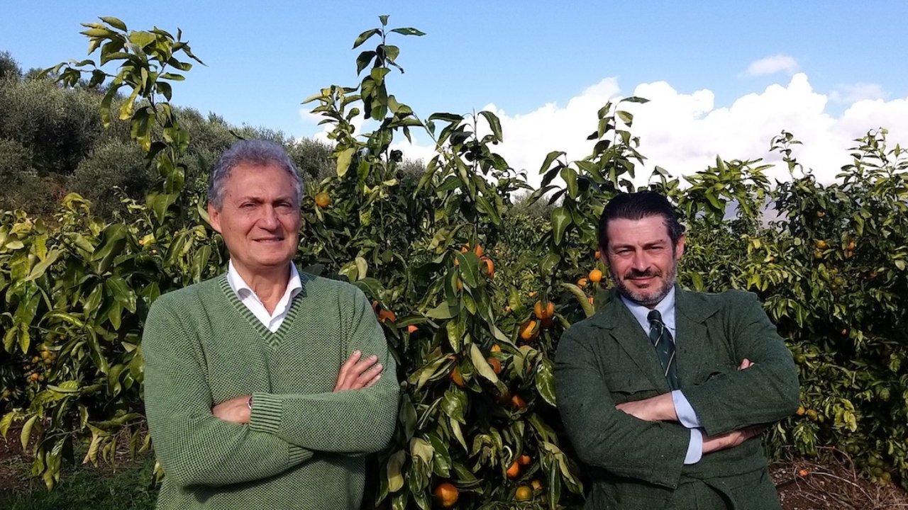 L'agronomo Francesco Perri e l'amministratore delegato di di Armonia Srl, Marco Eleuteri