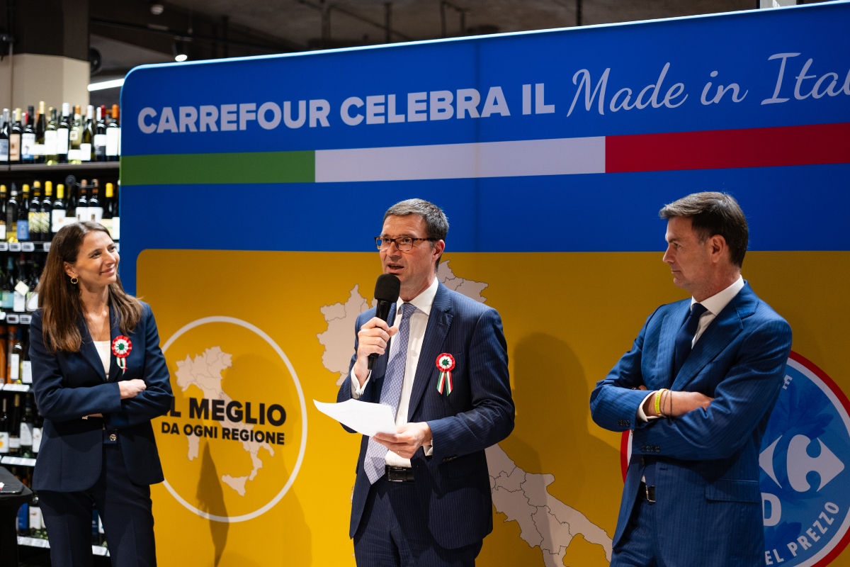 Christophe Rabatel, Ceo di Carrefour Italia, interviene alla Giornata del Made in Italy 2025