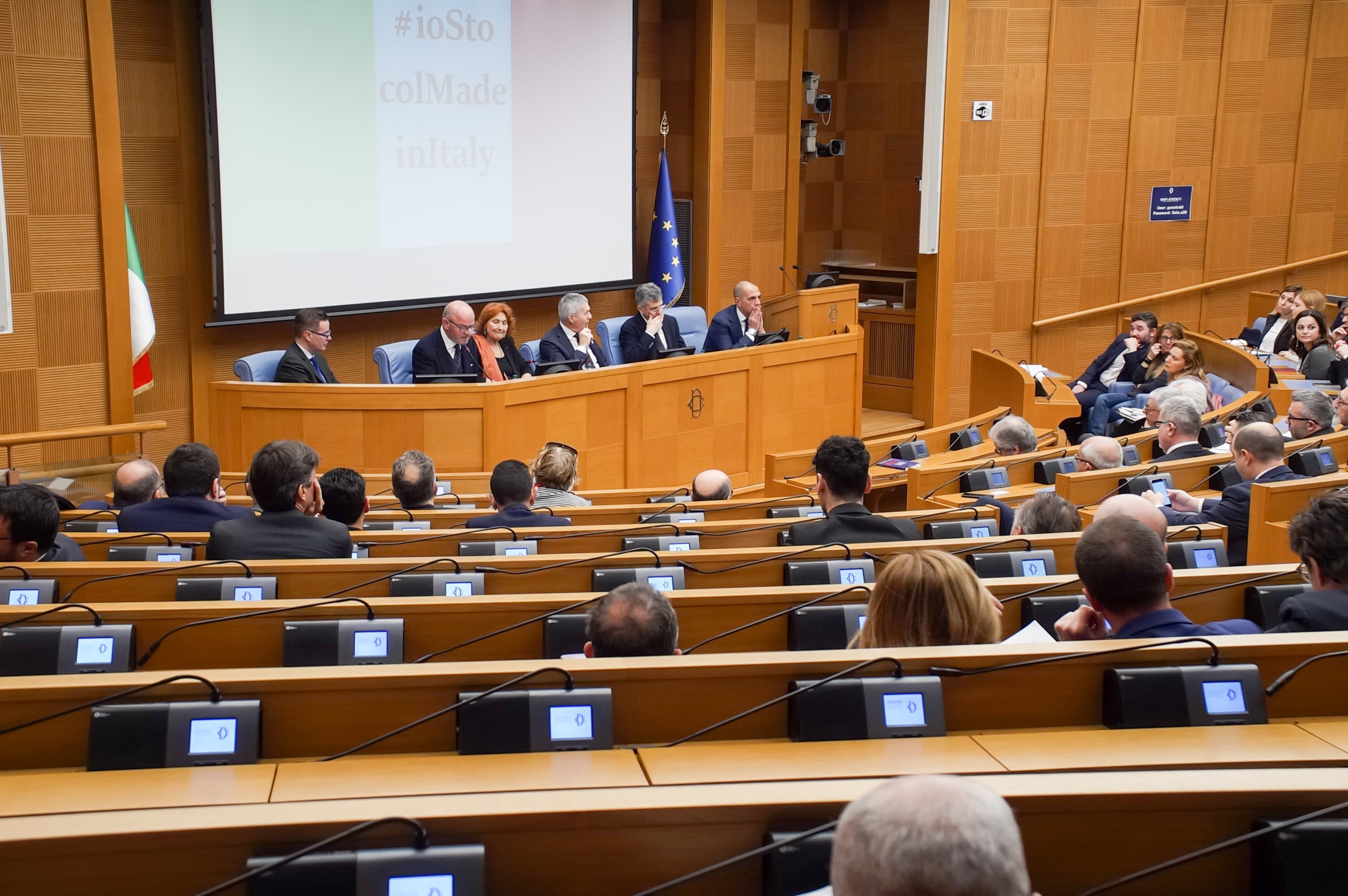 Convegno di presentazione della campagna nazionale "Io sto con il made in Italy" del 5 marzo 2019 presso la Camera dei Deputati