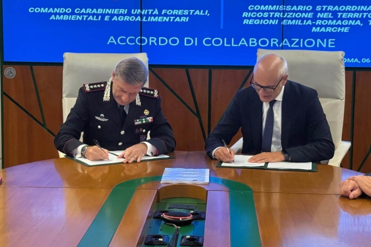 Firma accordo collaborazione Cufaa e commissario straordinario all'emergenza alluvione