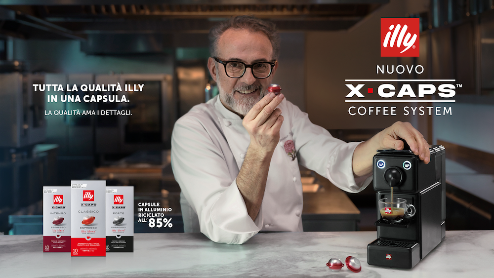 Illycaffè nuova campagna "L'emozione del gusto" con protagonista lo chef Massimo Bottura