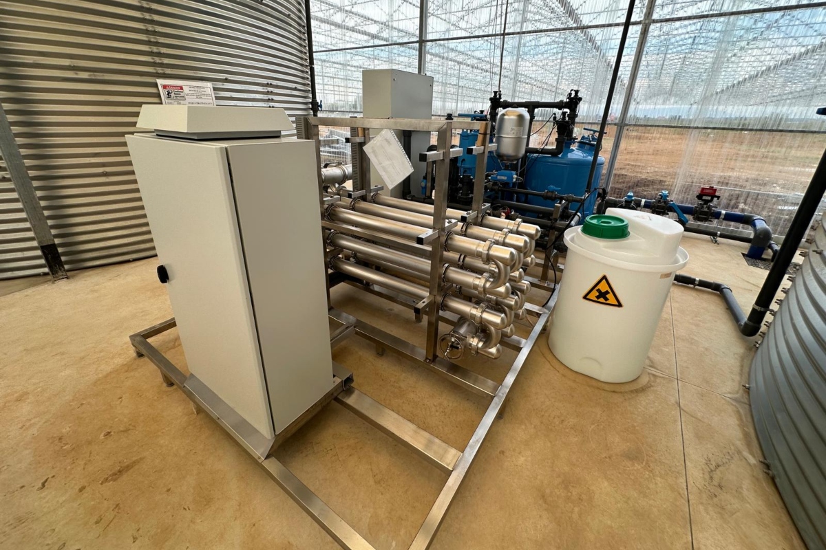 Impianto per serre high-tech del Centro Ricerche Bayer di Borgo Sabotino (LT)