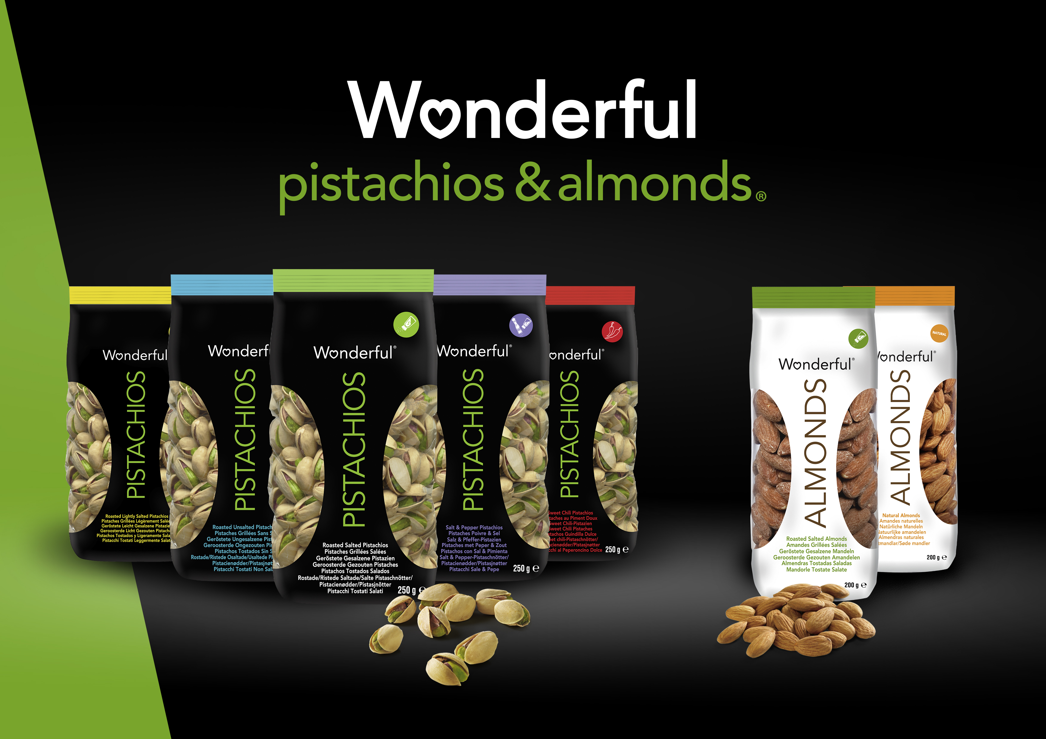 Wonderful Pistachios and Almonds sarà distribuito nel nostro Paese dall’azienda New Factor