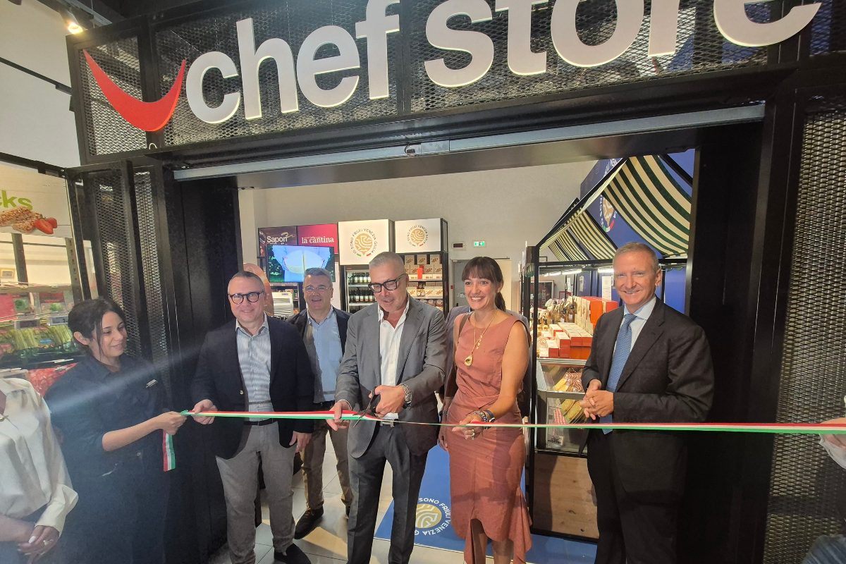 Chef Express Gonars Nord: taglio del nastro con assessore Sergio Emidio Bini (6 agosto 2026)