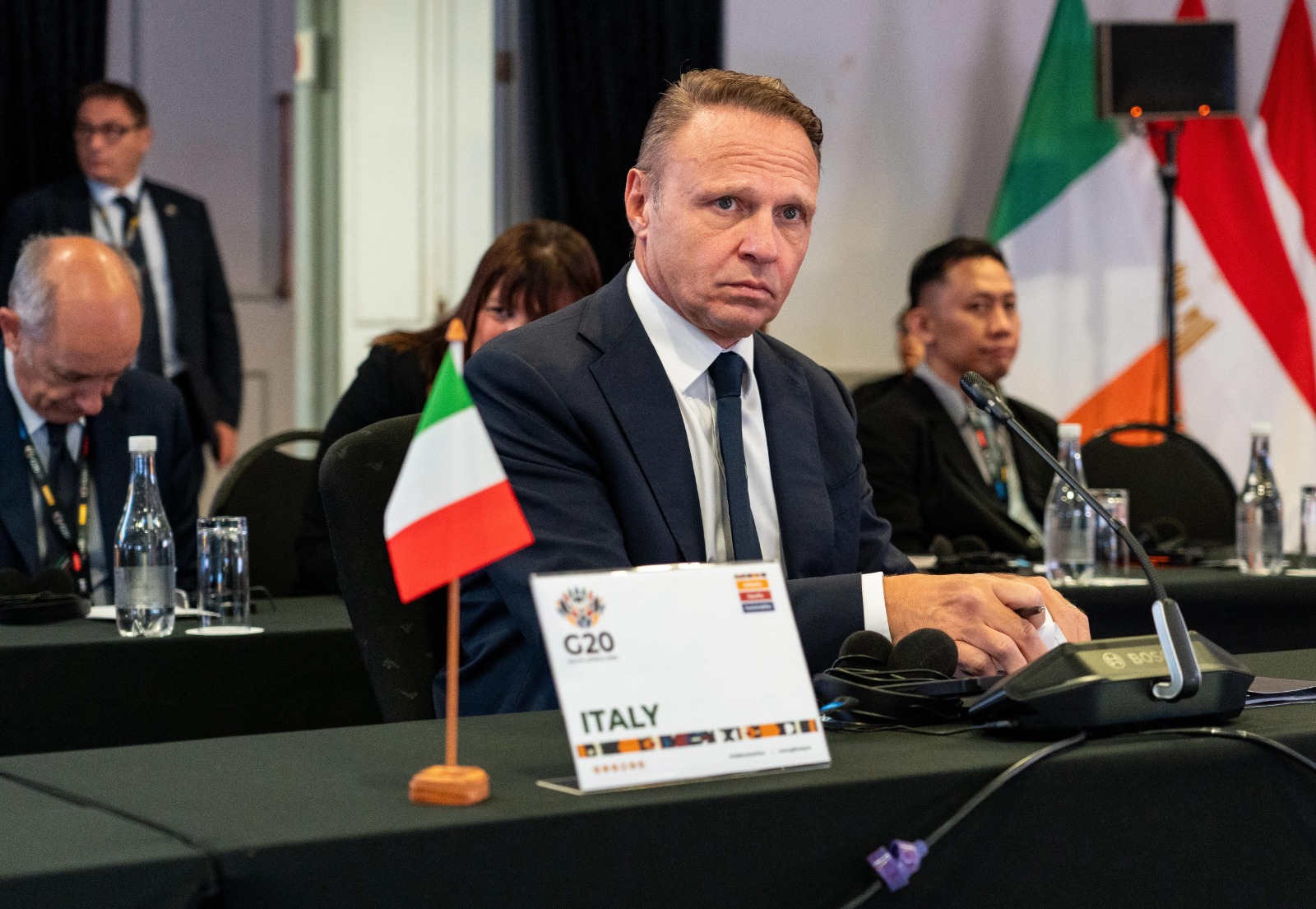 G20 Agricoltura, riunione dei ministri a Città del Capo, in Sudafrica: Francesco Lollobrigida ministro Agricoltura, sovranità alimentare e foreste
