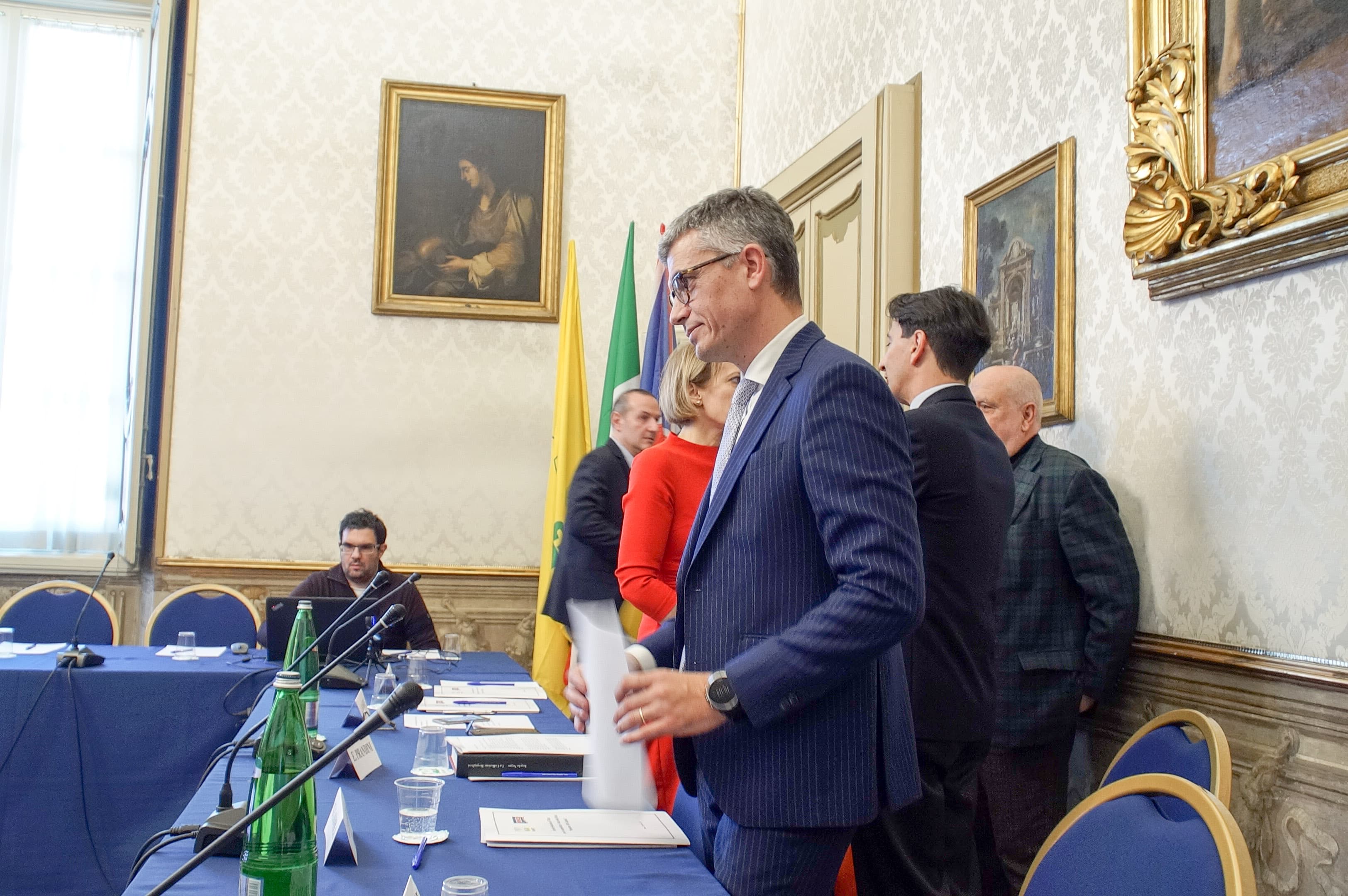 Firma dell'intesa post-Brexit Italia-Regno Unito per una filiera del pomodoro etica e sostenibile, avvenuta il 12 febbraio 2019 presso la sede nazionale Coldiretti a Roma