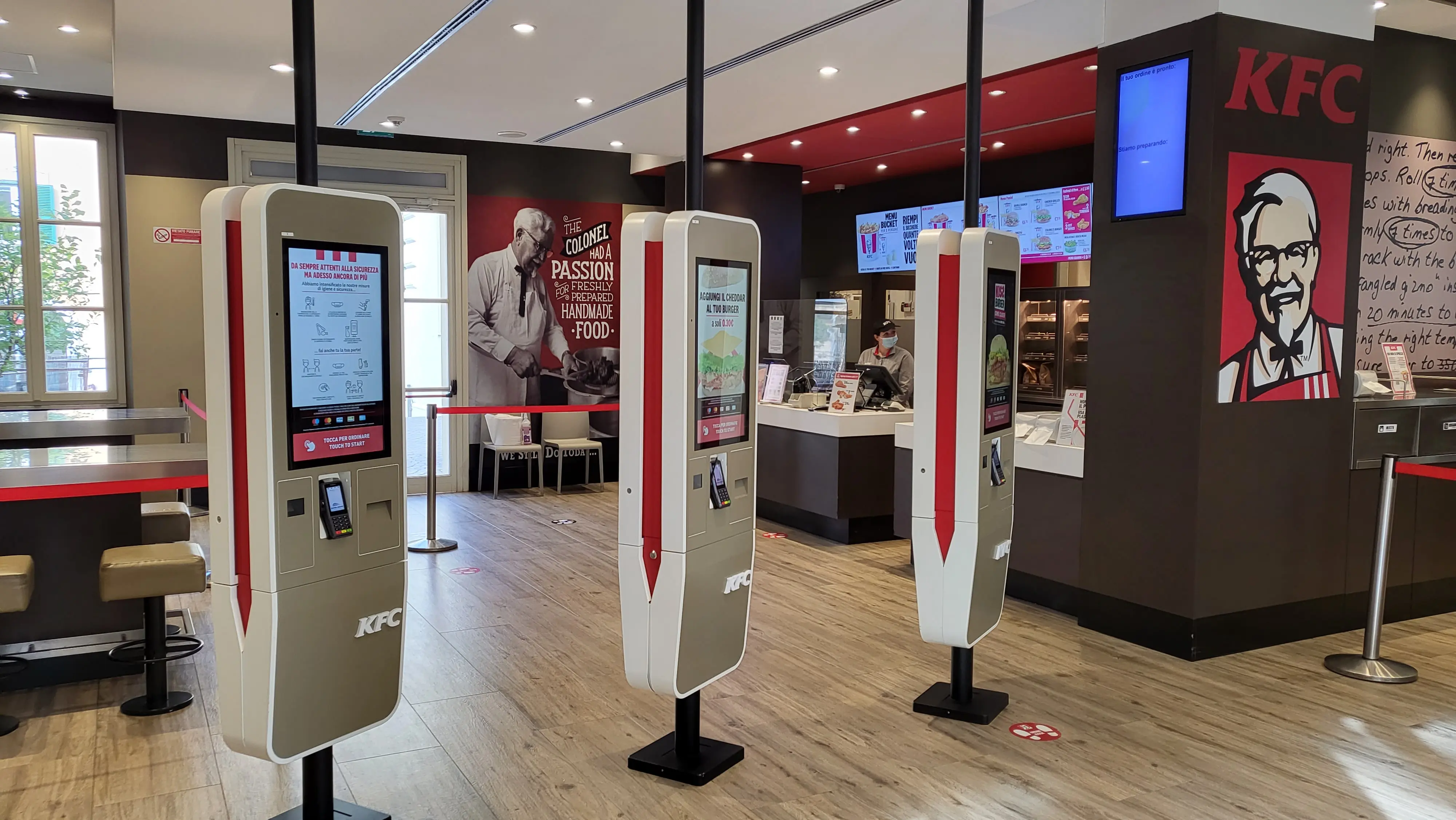 Evento "Colonel's kitchen" del 10 novembre 2021 presso il ristorante Kfc di Roma