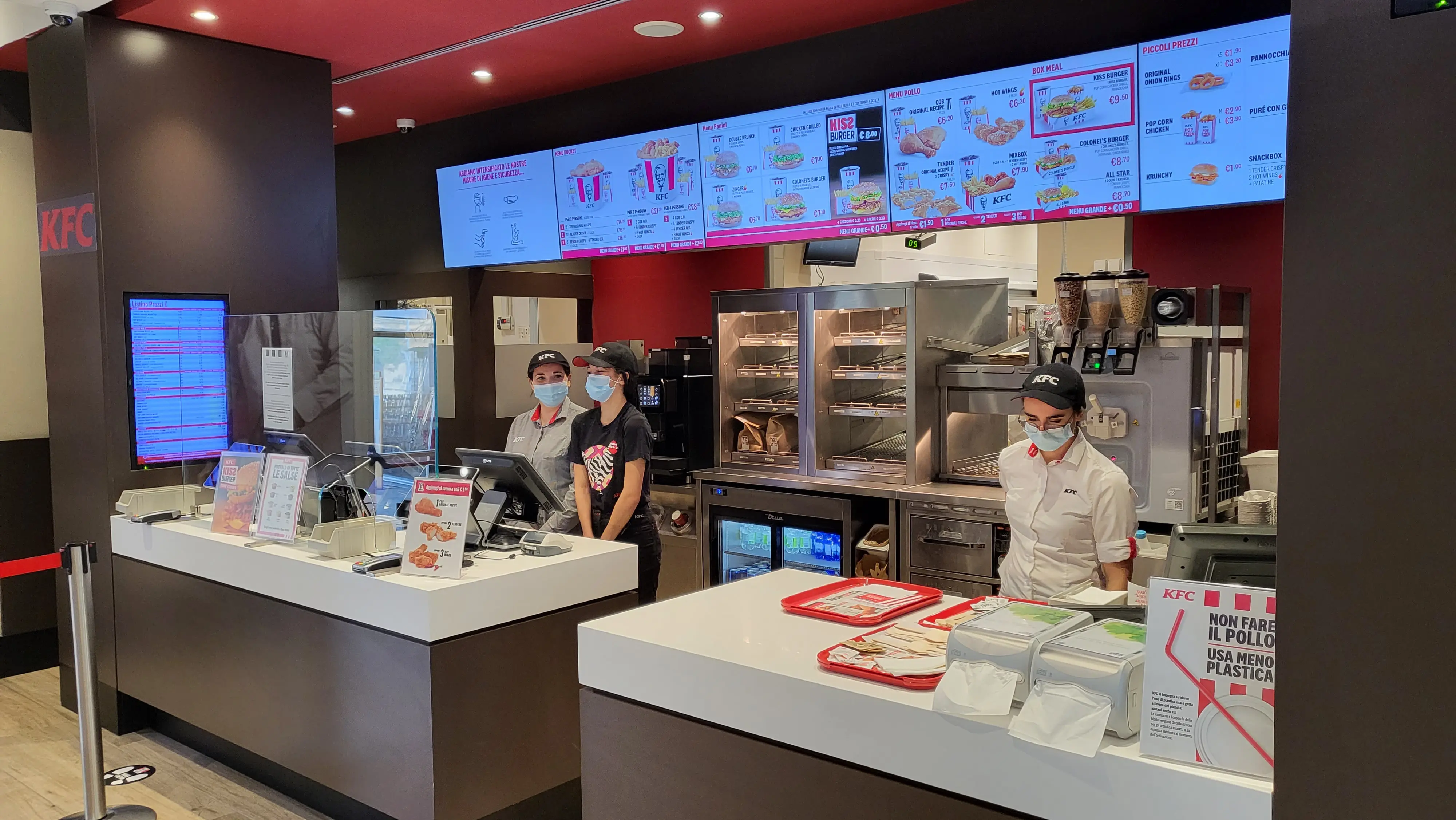 Evento "Colonel's kitchen" del 10 novembre 2021 presso il ristorante Kfc di Roma