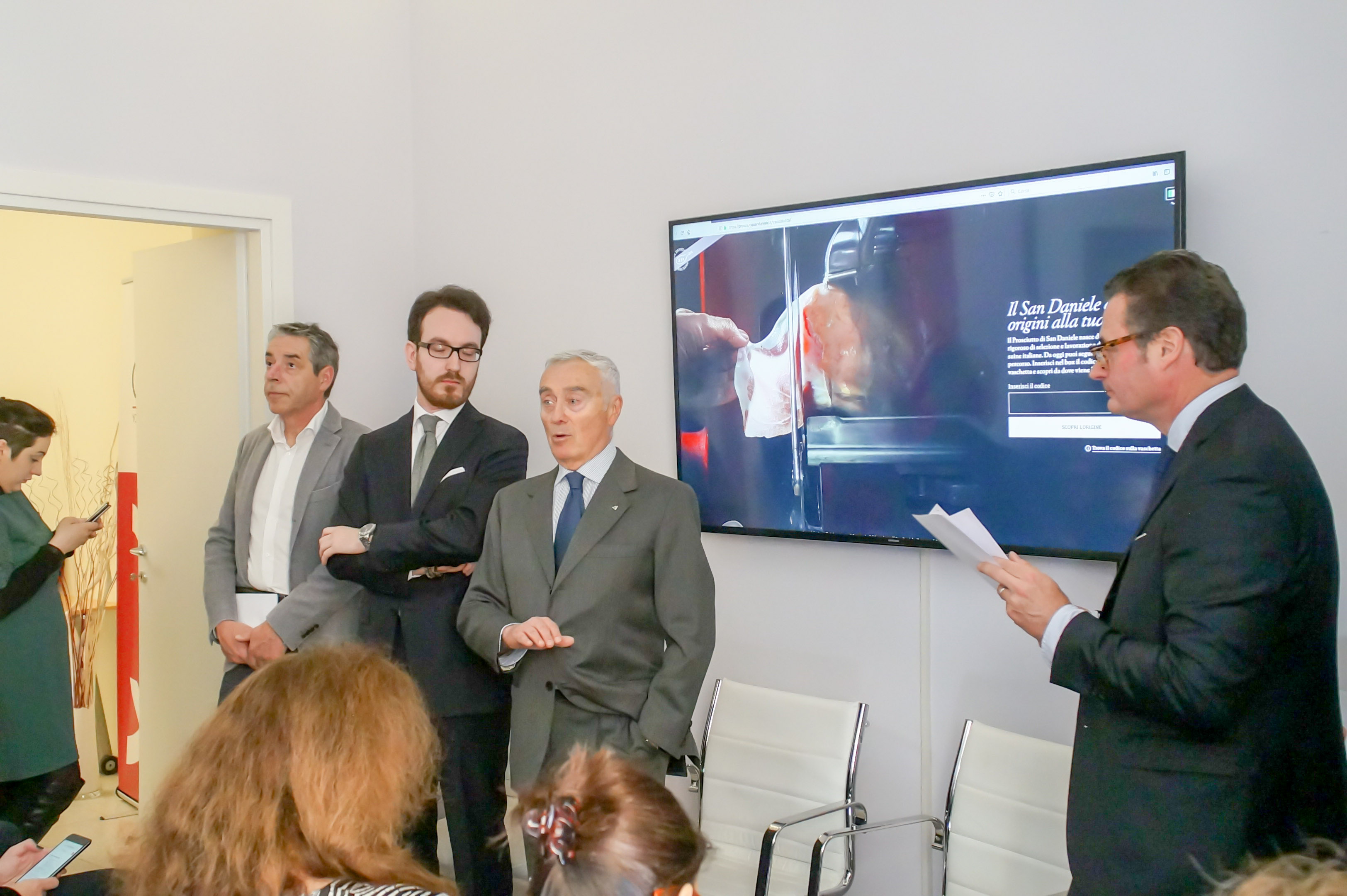 Conferenza stampa "San Daniele smart: il sistema di tracciabilità del Prosciutto di San Daniele" del 8 maggio 2019