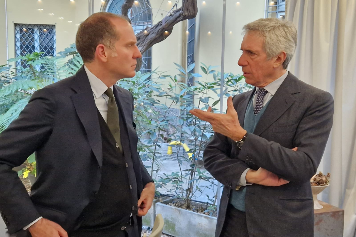 Da sinistra: Massimiliano Giansanti e Paolo Barilla, rispettivamente presidente e vicepresidente di Mediterranea